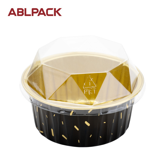 ABL PACK 125ML/4oz  aluminum foil seal box printed aluminum foil customized aluminum foil Cake mold