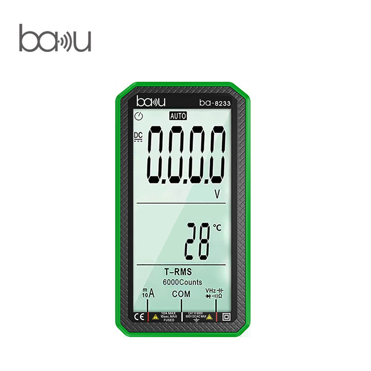 BAKU ba-8233 multi tester digital multimeter auto rang mini multimeter with LED screen