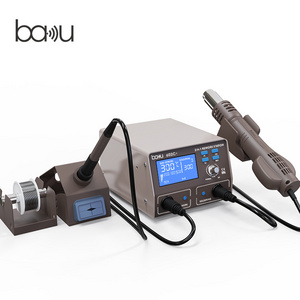 Baku Smd Soldering Rework Station Hot Air Soldering And Desoldering Station For Phone