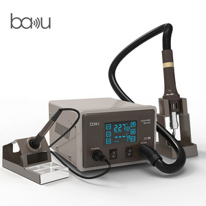 BAKU ba-9852 smd rework station soldering portable soldering iron station and heat gun