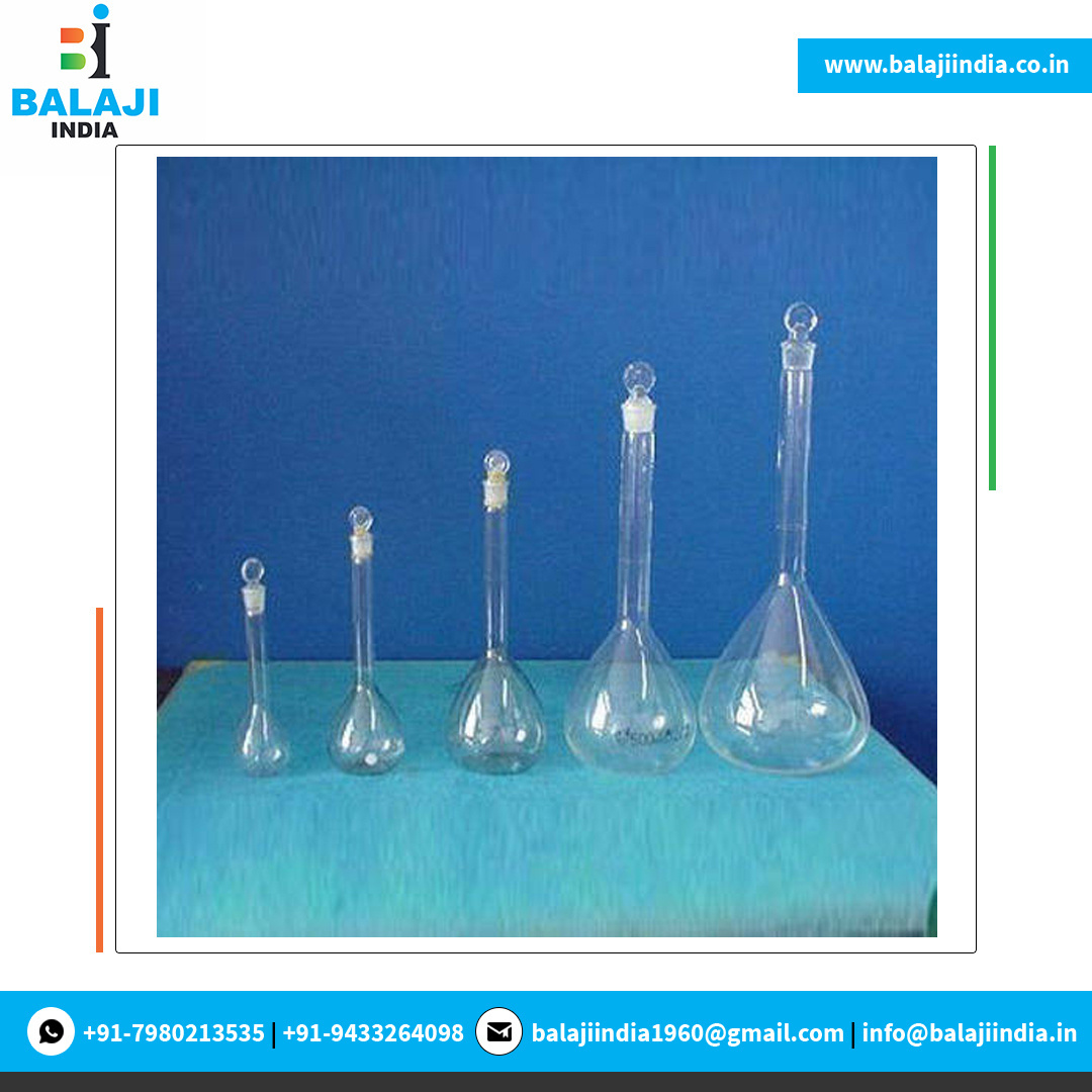 Premium Quality Wholesale Borosilicate Glass Made Test Perform in Laboratory Supply Glass Volumetric Flask at Reliable Price