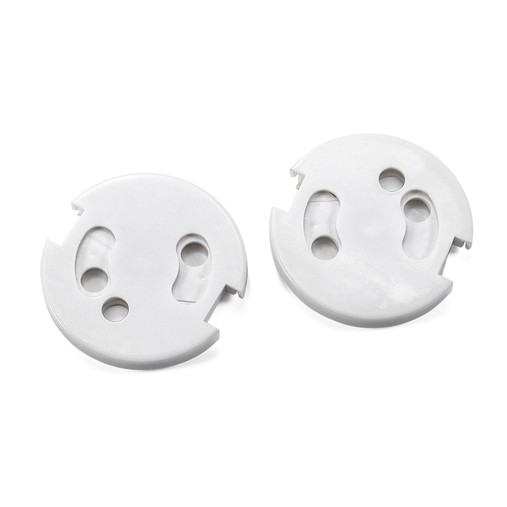 Wholesale EU Child Kid Anti Electric Shock Plugs Protector Cover White Safety Insulated Outlet Socket Cover for Baby Safety