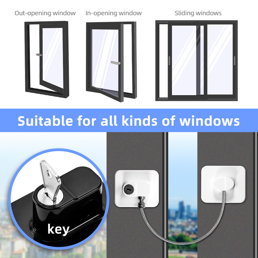 Low price protection kids baby sliding move window freezer door child proof cabinet refrigerator safety lock for children