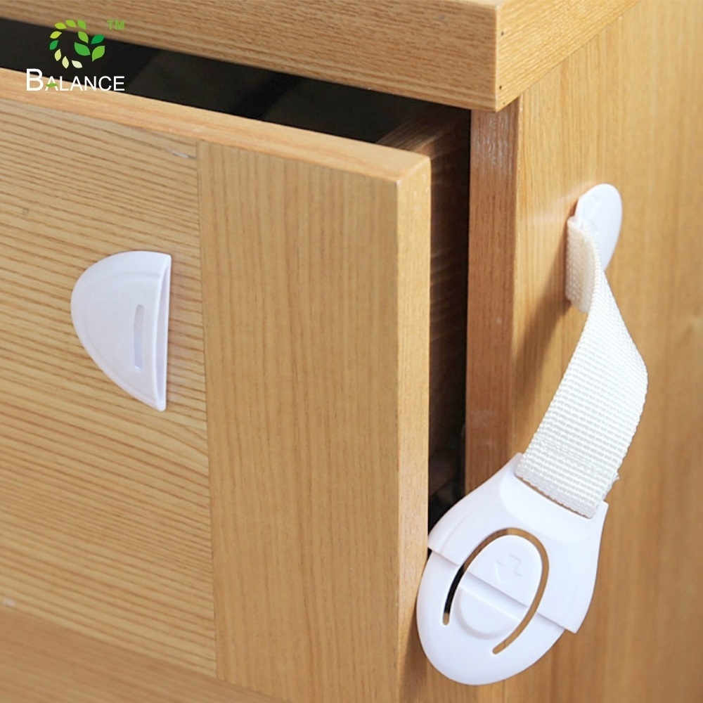 10pcs lot Cabinet Door Drawers Refrigerator Toilet Safety Plastic Lock For Child Kid