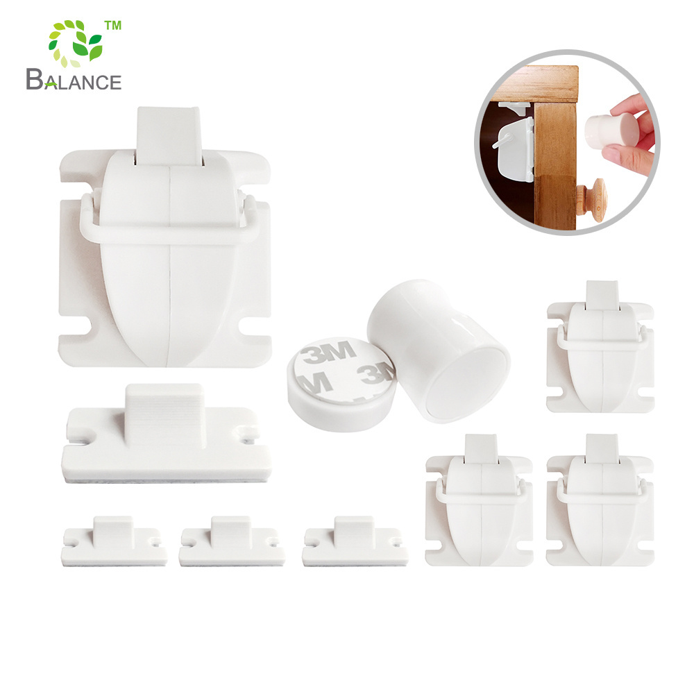 Wholesale Eco-Baby Child Safety Cabinet and Drawer magnetic Locks for Proofing Kitchen