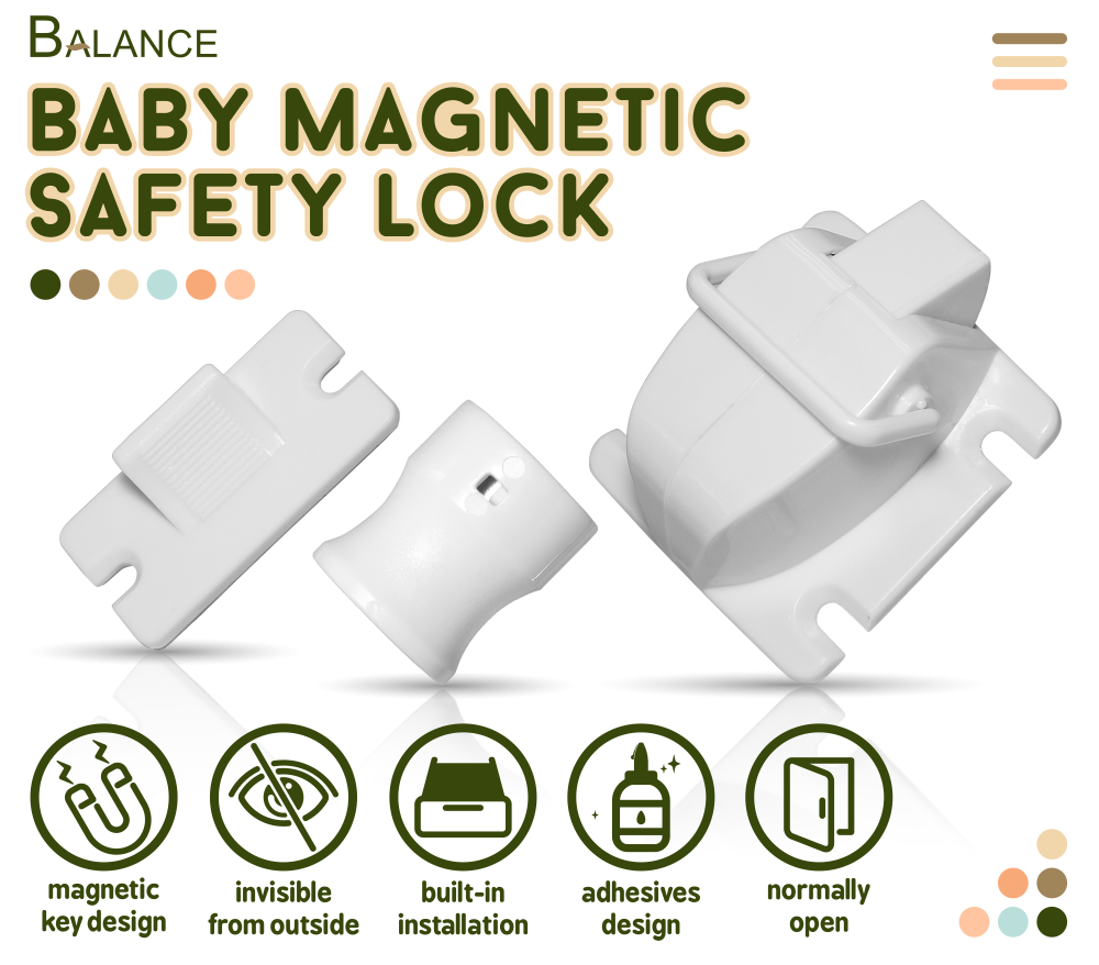 Hot sale magnet cupboard baby proof lock set glass door child kids drawer magnetic baby safety locks