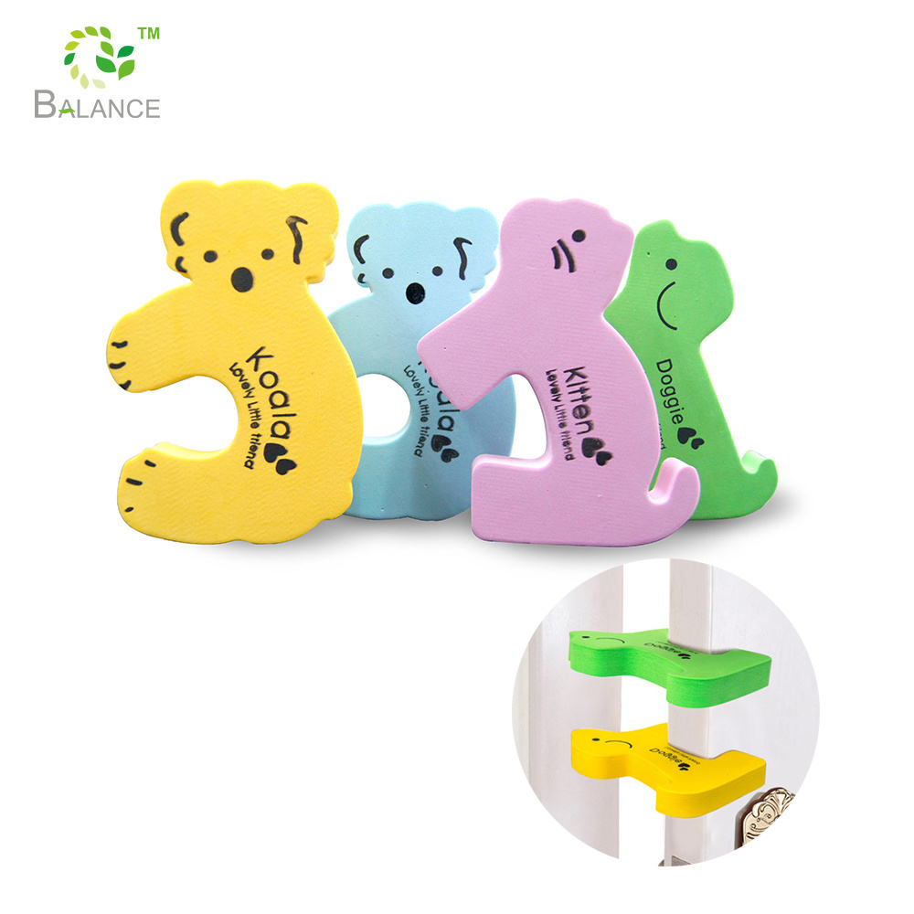 baby safety products animal shape child safety door guard, EVA door stopper