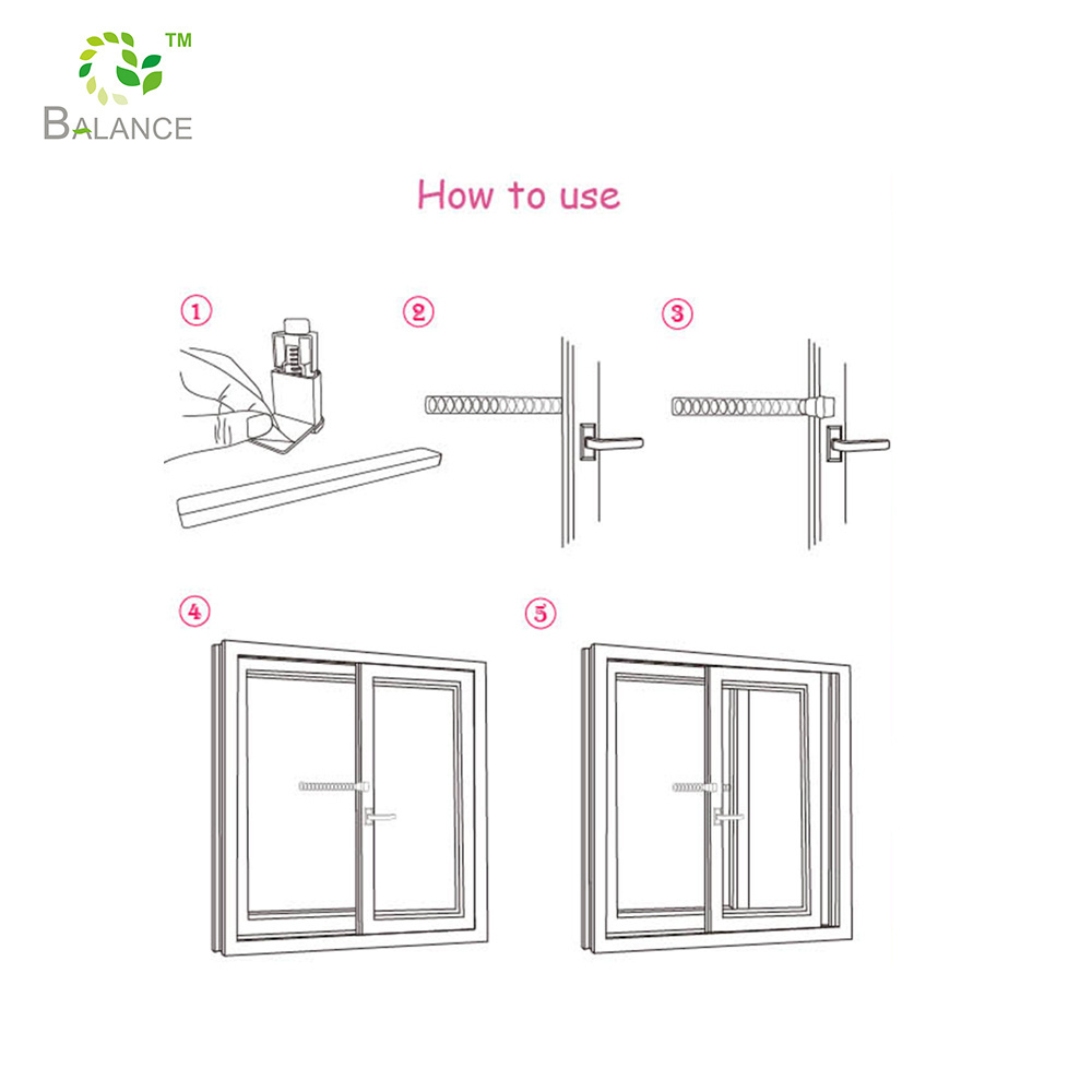 adjustable sliding window child baby proofing safety lock