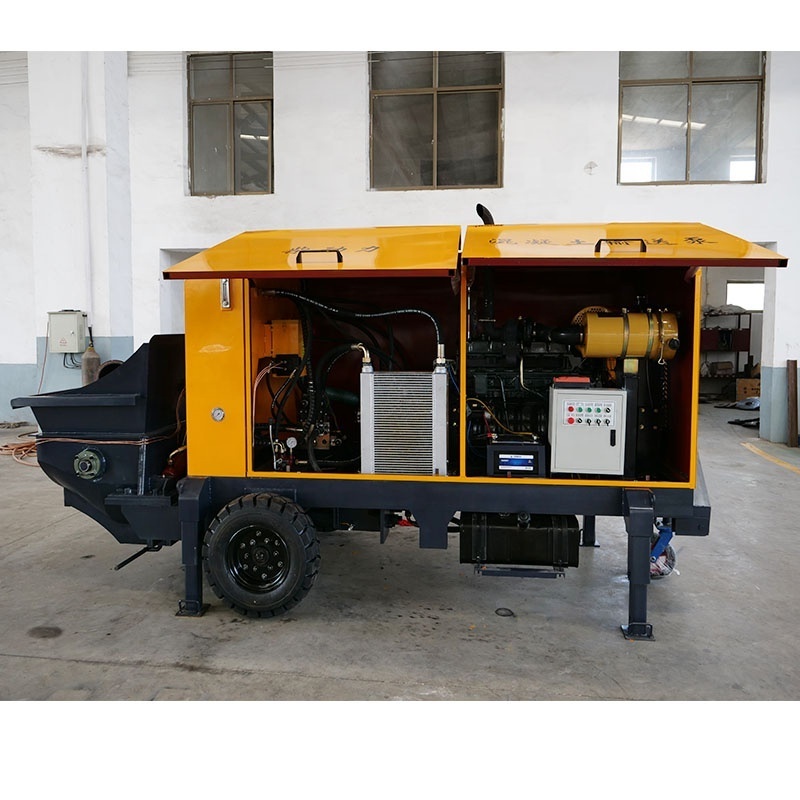 30-40m3/h Diesel trailer concrete pump concrete pumping machine for price