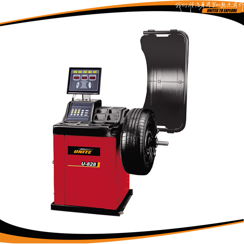 Unite U-828 Self-Calibrating Computer Special Tire Changer And Wheel Balancer/Motorcycle Wheel Balancer Wheel Balancing Machine