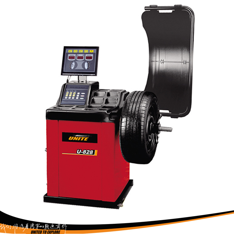 Unite U-828 Self-Calibrating Computer Special Tire Changer And Wheel Balancer/Motorcycle Wheel Balancer Wheel Balancing Machine