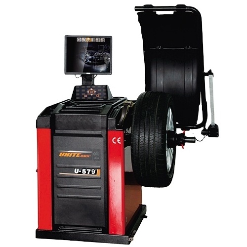 U-579 Wheel balancer machine with automatic measuring and high precision tyre balancing laser light Wheel Balancing Machine