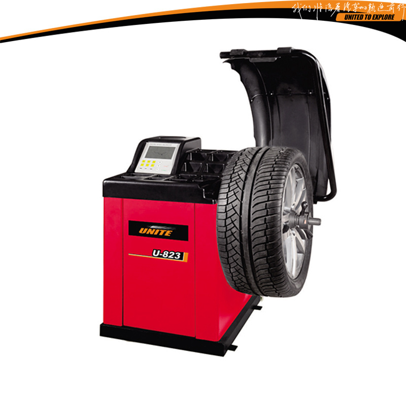 U-823 Self-Calibrating Computer Cheap Car Tire Balancer/ OEM tire Wheel Balance Wheel Balancing Machine With CE