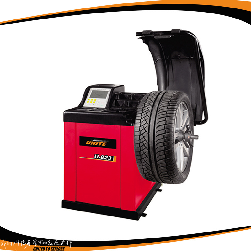 U-823 Self-Calibrating Computer Cheap Car Tire Balancer/ OEM tire Wheel Balance Wheel Balancing Machine With CE