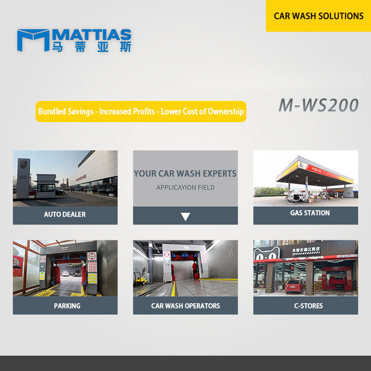 Mattias Automatic Clean Wash Auto Touchless Car Washing Machine No Touch Car Wash Equipments