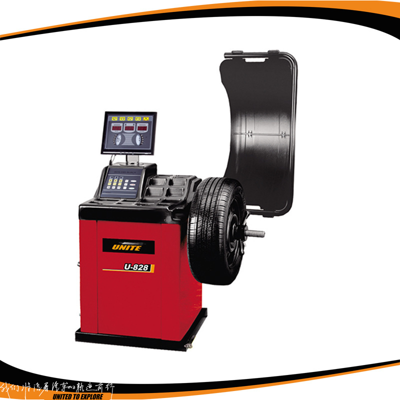 Unite U-828 Self-Calibrating Computer Special Tire Changer And Wheel Balancer/Motorcycle Wheel Balancer Wheel Balancing Machine