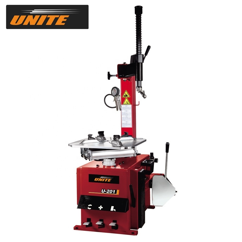 UNITE U-201 Semi-automatic Car Tire Changer with CE swing arm tire changer machine for tire fitting