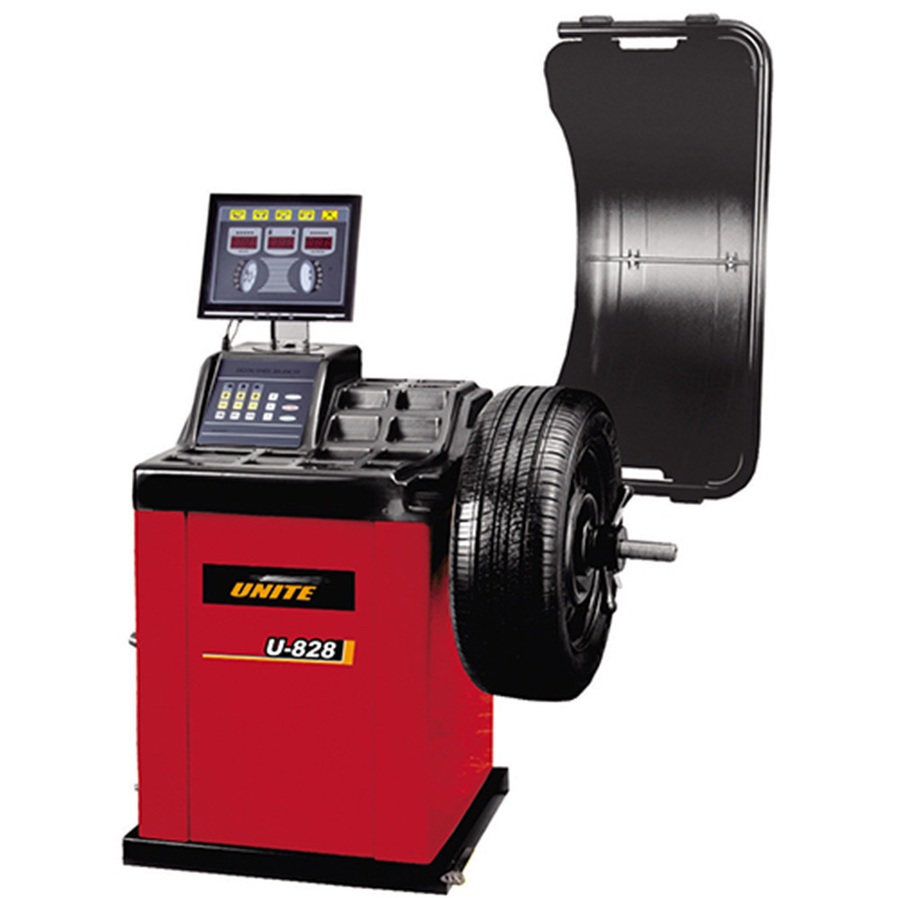 Unite U-828 Self-Calibrating Computer Special Tire Changer And Wheel Balancer/Motorcycle Wheel Balancer Wheel Balancing Machine