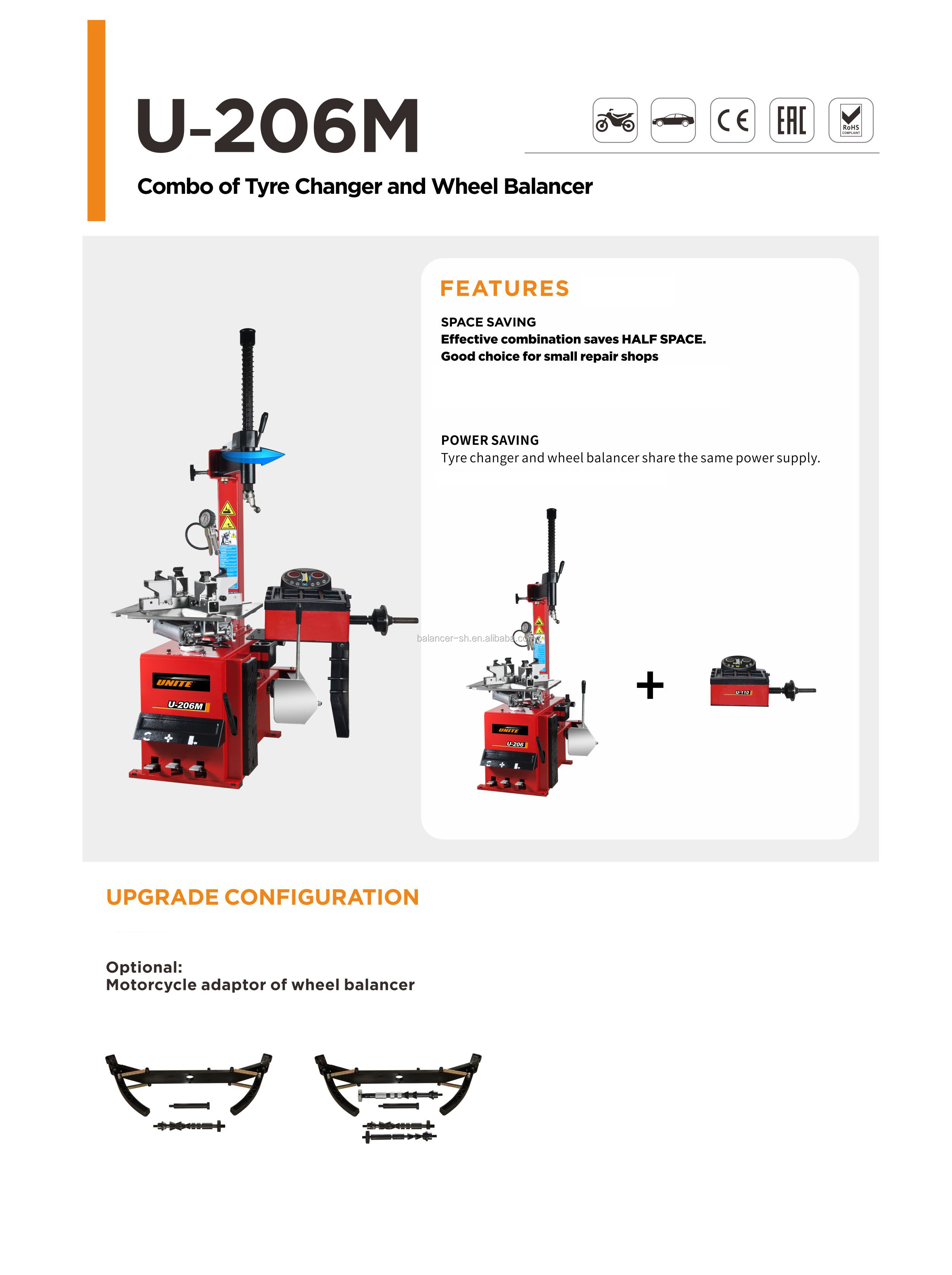 UNITE Portable Tire Changer With Ce Factory 6-24