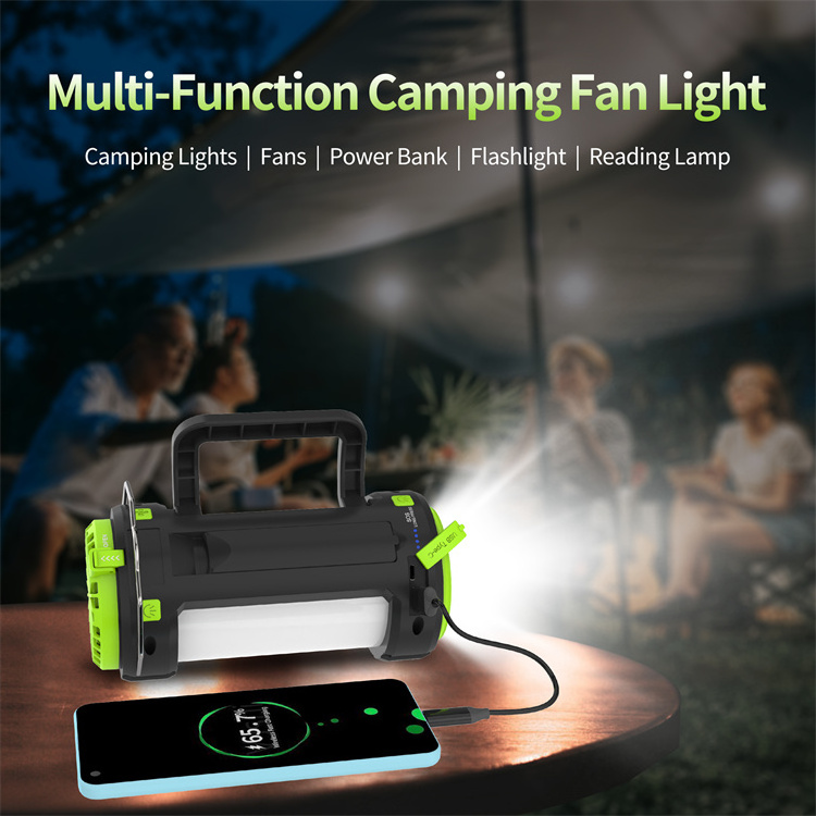 Bright Rechargeable Flashlight Portable Handheld Spotlight Searchlight Outdoor 4000mAh Searchlights Camping