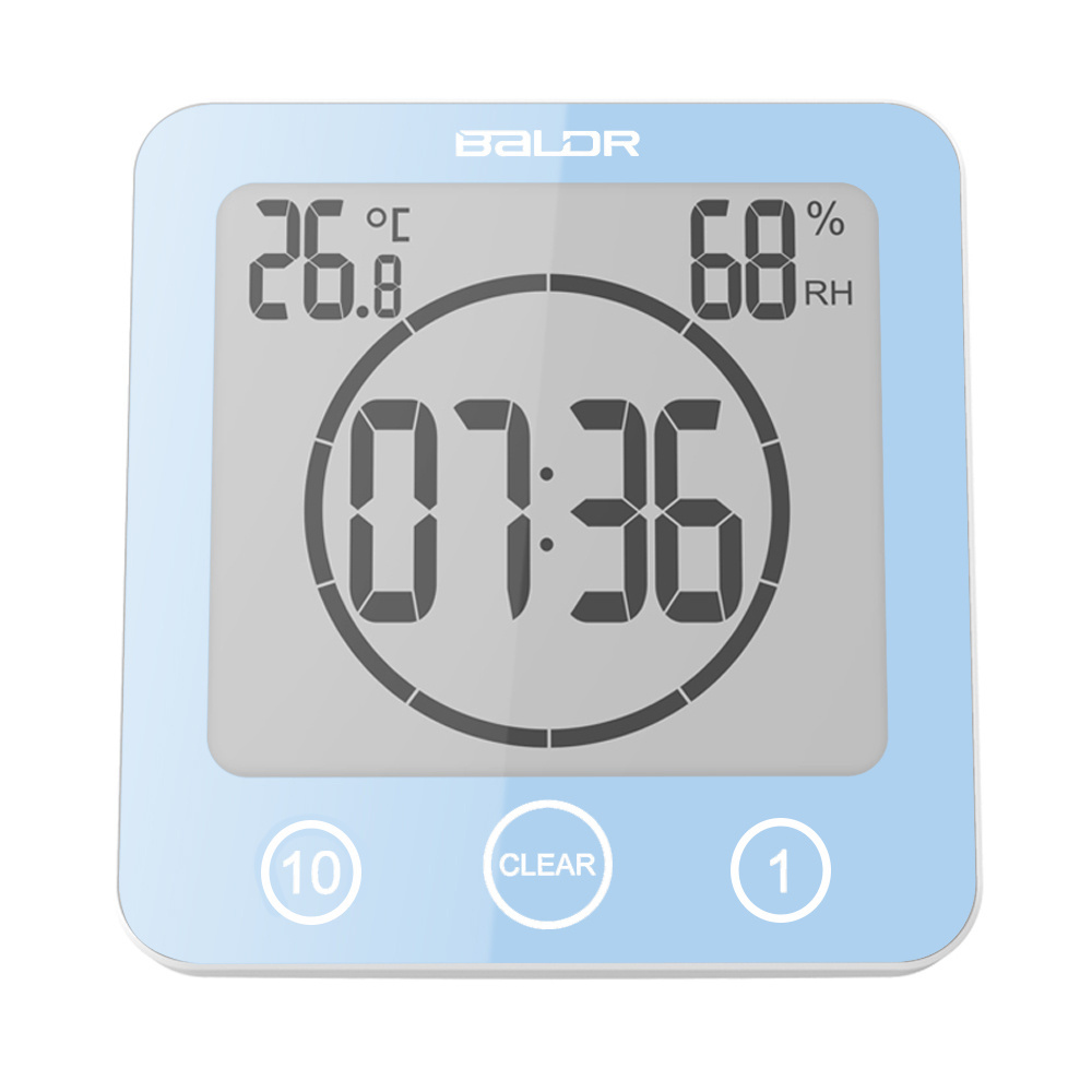 SHOWER CLOCK WITH TIMER FUNCTION