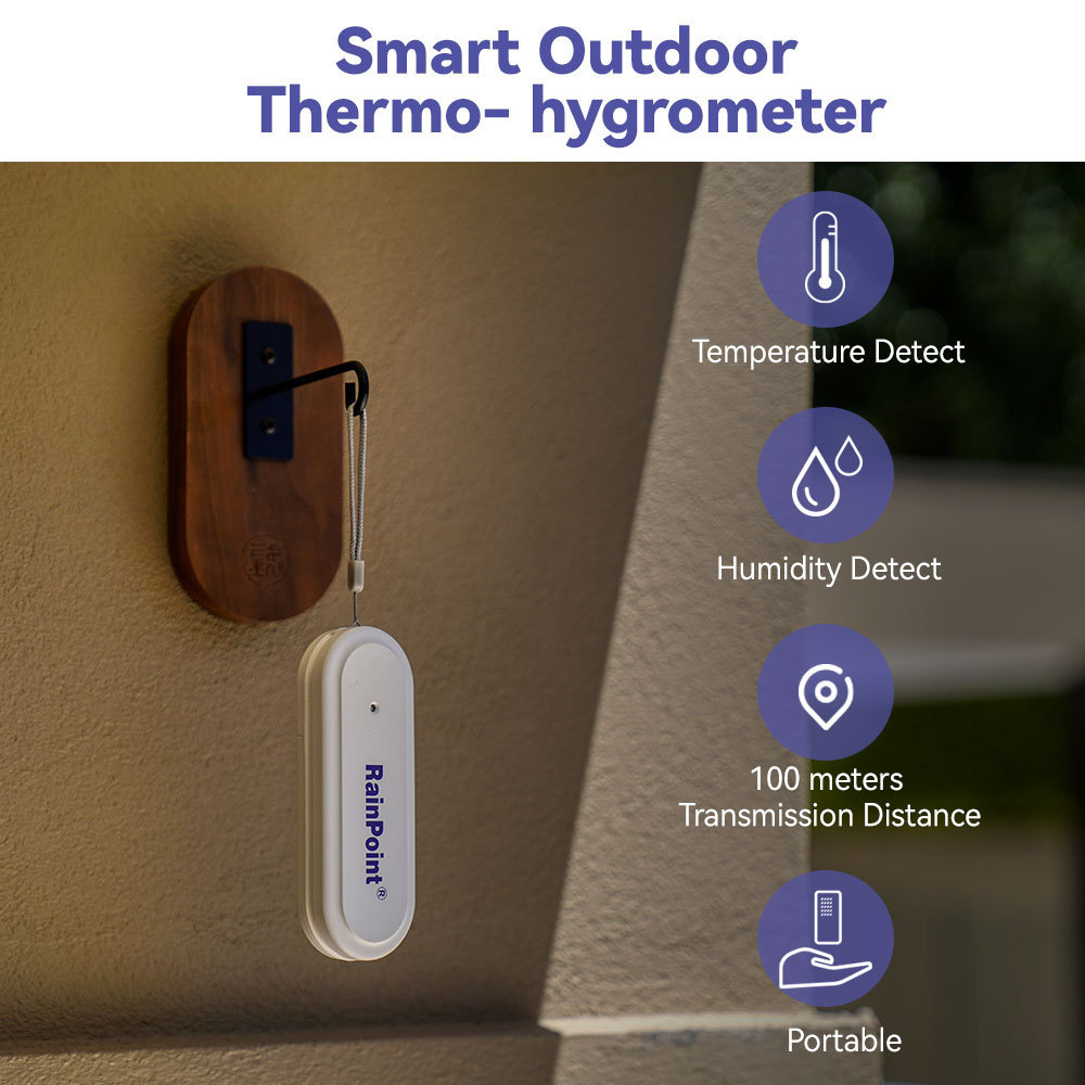 WiFi Temperature Humidity Sensor: Wireless Temperature Humidity Monitor with App Alert, Free Data Storage