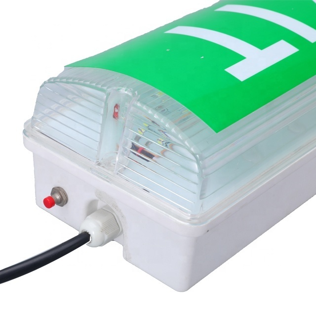 Outdoor ip45 3w battery backup emergency led bulkhead lighting