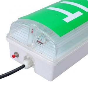 Outdoor ip45 3w battery backup emergency led bulkhead lighting