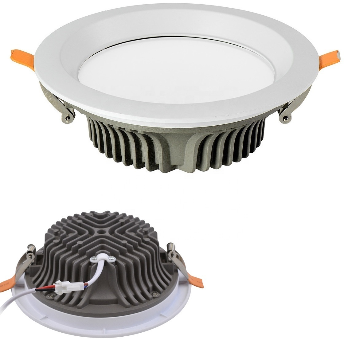 277v ac ip44 ceiling 15w cob down light dimmable tunable tri cct smd recessed downlight