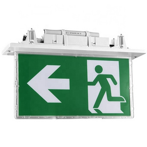 Rechargeable led fire emergency exit sign light