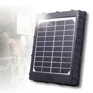 Trail Camera Solar Panel 12V/9V/6V Solar Panel Battery Charger Kit with Build-in 8000mAH Rechargeable Lithium Battery IP66