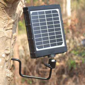 Trail Camera Solar Panel 8000mah 3 Watt Hunting Camera 12v/9v/6v Output Built-In Lithium Battery IP66 Waterproof For Outdoor Cam