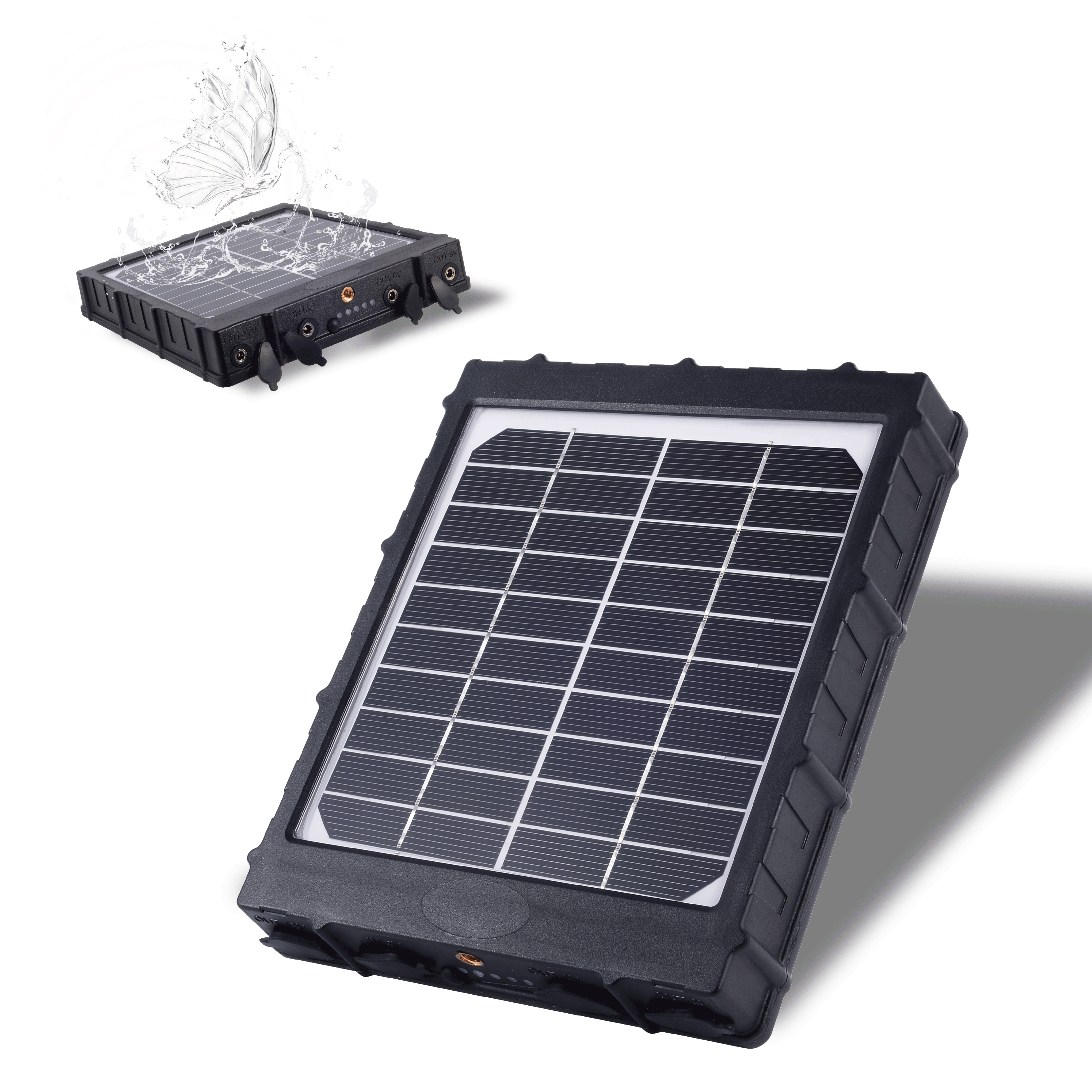 5V 6V 9V 12V solar panel with battery 8000MAh outdoor solar charger panel kit for outdoor cctv security hunting trail camera