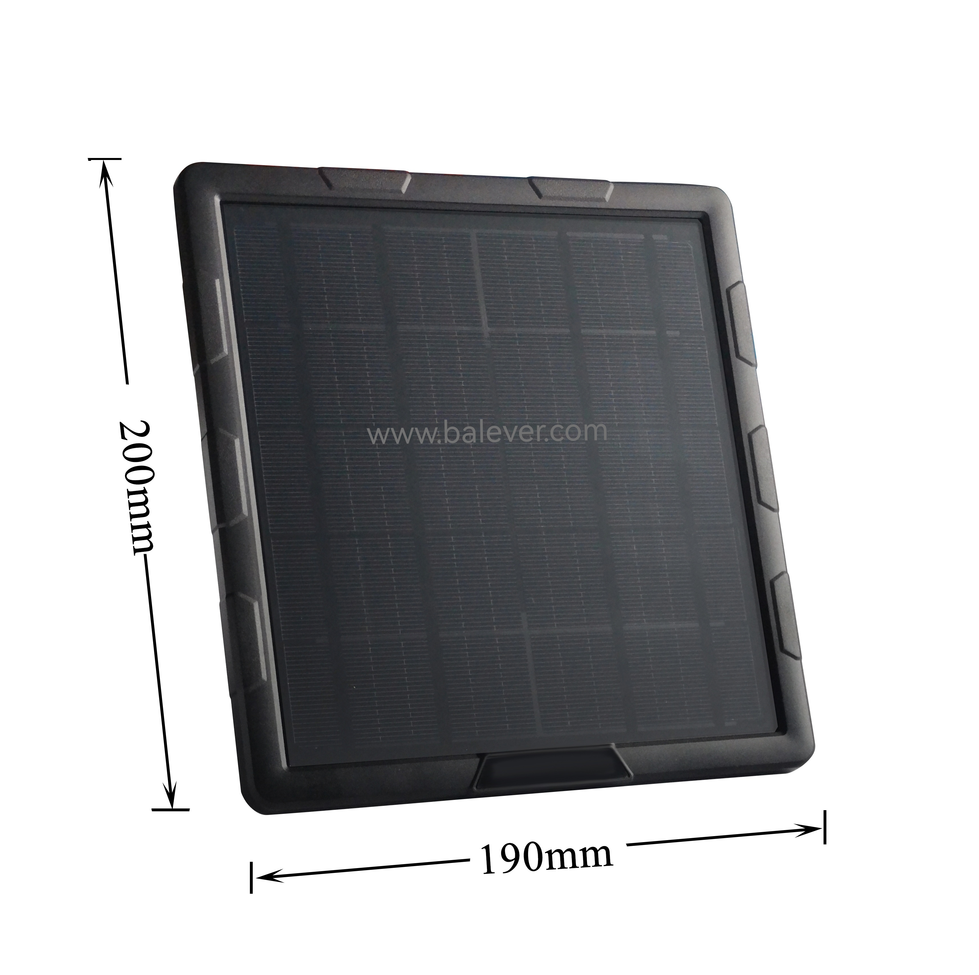 Trail Camera Solar Panel 6V/12V Solar Panel Kit with 6000mAh Battery for Hunting Camera, 2 Sizes DC Connectors Fits Most, Solar