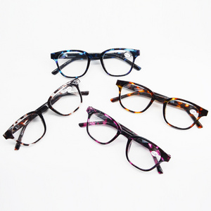 PC Anti Blue Light Glasses For Reading Customize Logo Classic Design Presbyopic Glasses With Spring Hinge