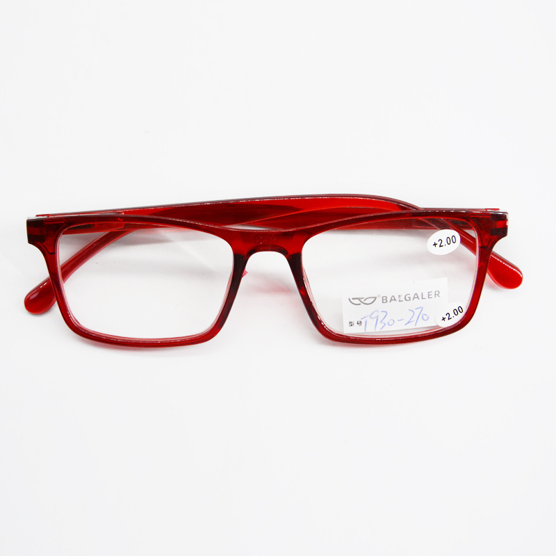 2023 Classic Square Plastic Frame Computer Glasses Cheap Customize Reading Glasses Anti Blue Light