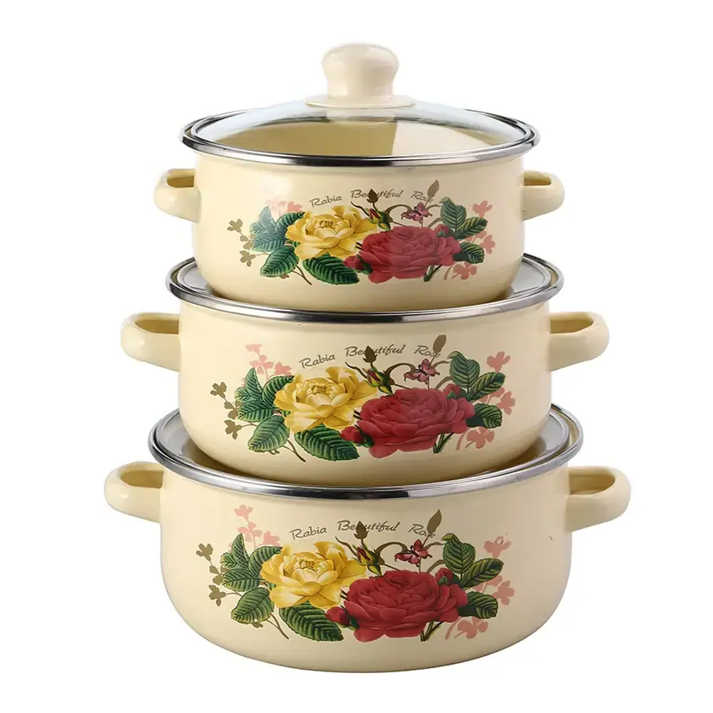 Goodseller Factory Direct China enamel pot enamel cookware enamel casserole set