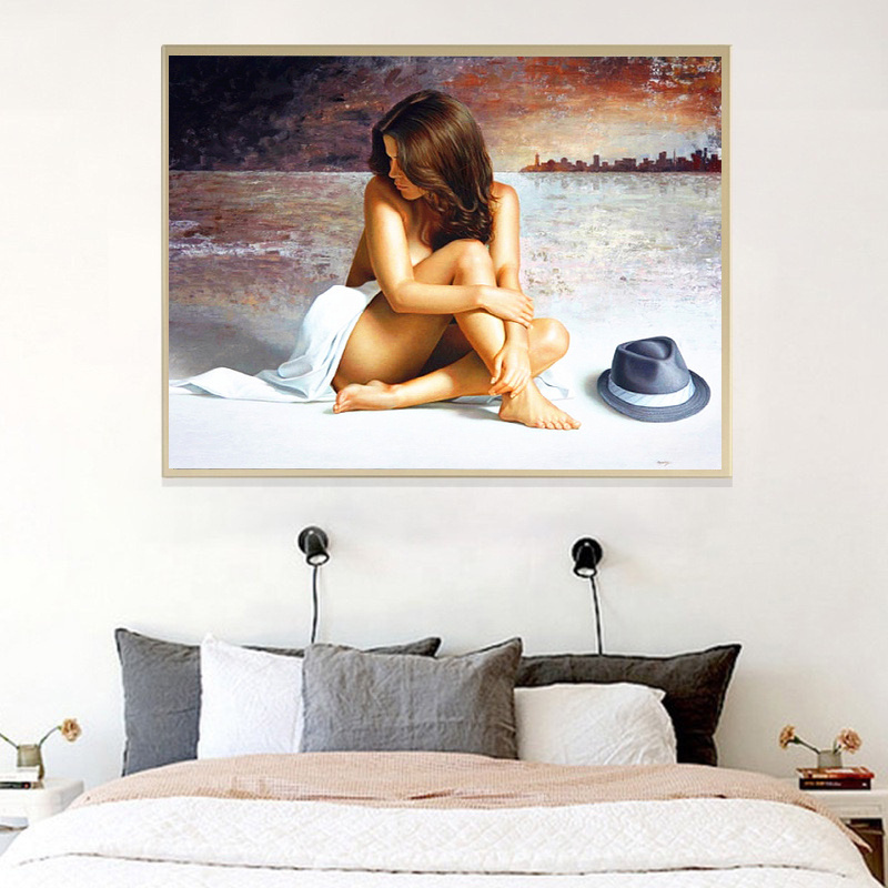 Goodseller Nude Woman Art Painting Diamond Painting 5d Wall Art Living Room Sexy Girl Photo Naked Painting Diamond Art Diy Di