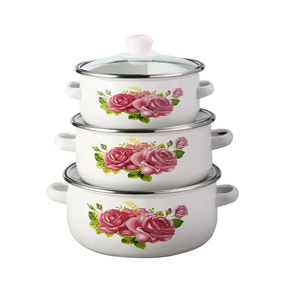 Goodseller Factory Direct China enamel pot enamel cookware enamel casserole set