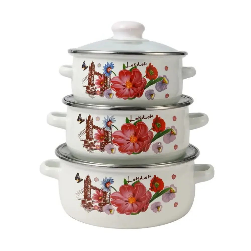 Goodseller Factory Direct China enamel pot enamel cookware enamel casserole set