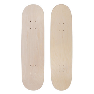 China Cheap 31*8inch  custom pro wooden blank maple skate board decks for skateboard