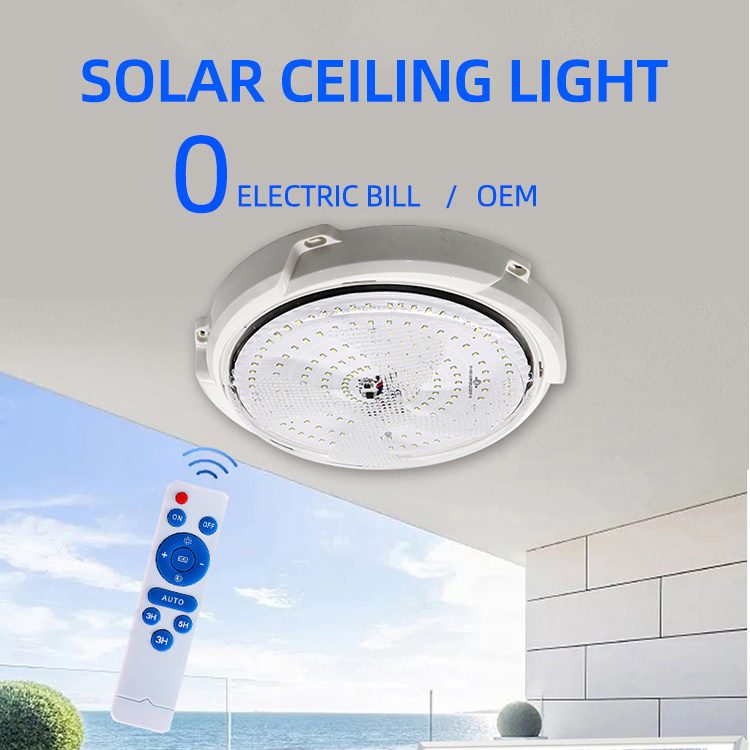 HIGH CLASS  High Quality Modern Indoor Outdoor 100w 150w 200w 300w Led Solar Ceiling Light