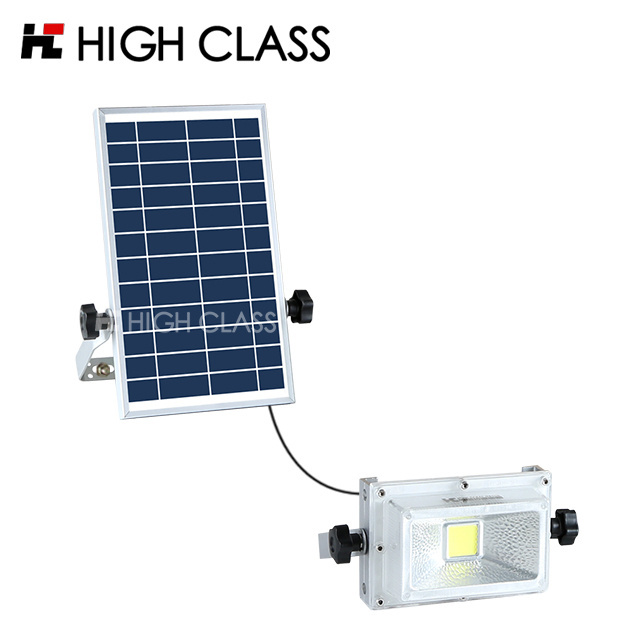 HIGH CLASS high quality portable die cast aluminum 15w solar panel led flood light