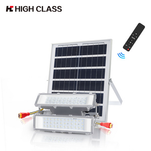 HIGH CLASS Industry 4.0 unique high lumen outdoor camping garden 50 100 watt led solar flood light