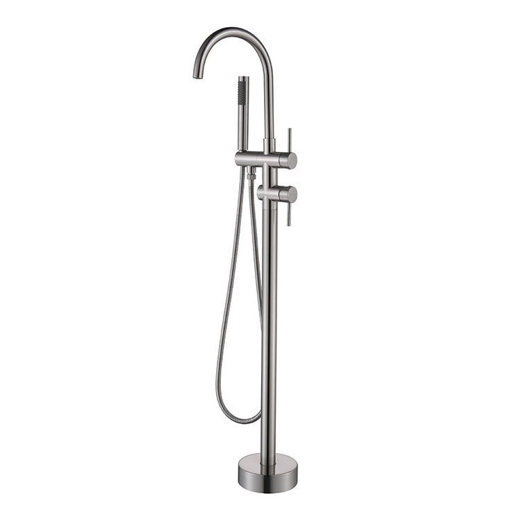 Water drop tap mixer freestanding bathtub shower floor free standing bathroom basin faucet