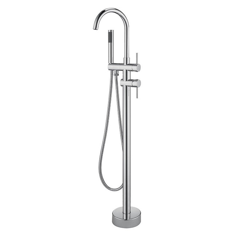 Water drop tap mixer freestanding bathtub shower floor free standing bathroom basin faucet