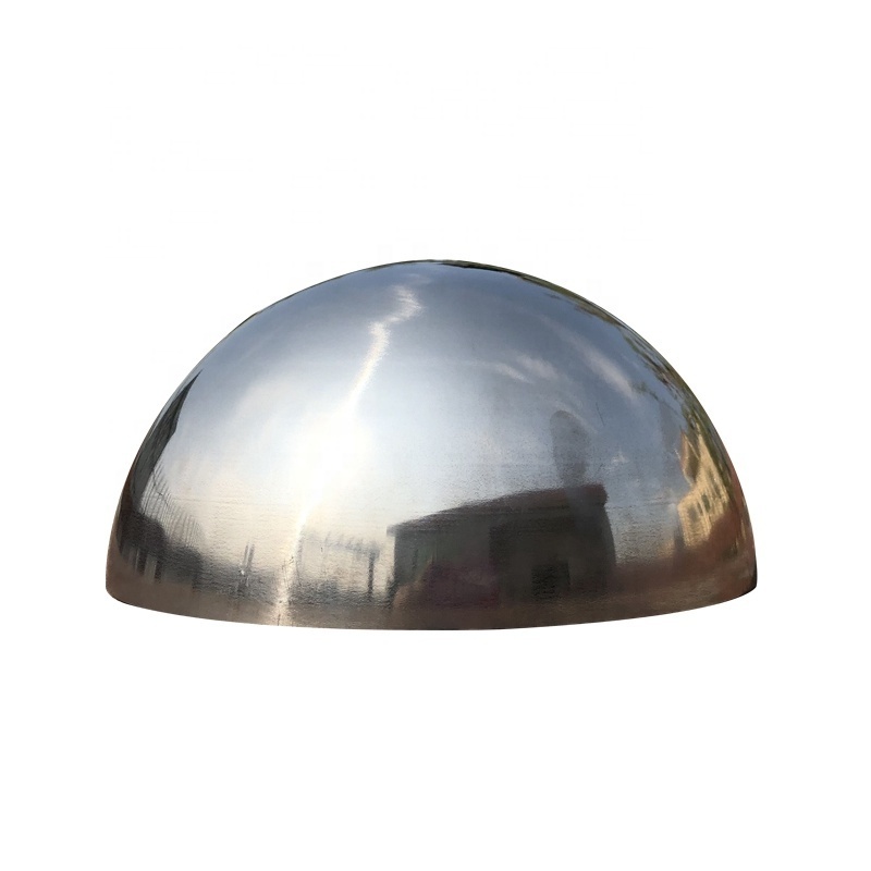 600MM Half Round Sphere Factory 304  Stainless Steel Half Round Mirror Ball Thickness 1.5mm