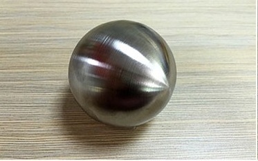 Stain Brush Finish Hollow Stainless Steel Ball 300mm Custom Made Brush metal Hollow Sphere