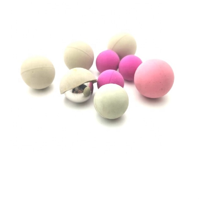 15mm High Precision Silicone Coated Steel Ball Used Computer Mouse Rubber Plastic Hard Solid Coated Steel Balls