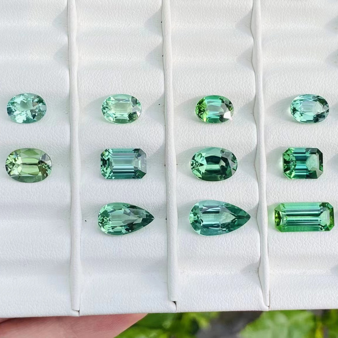 Natural Tourmaline genuine loose gemstone for jewelry Paraiba / Rubellite / Green / Blueish / Pink natural Tourmaline